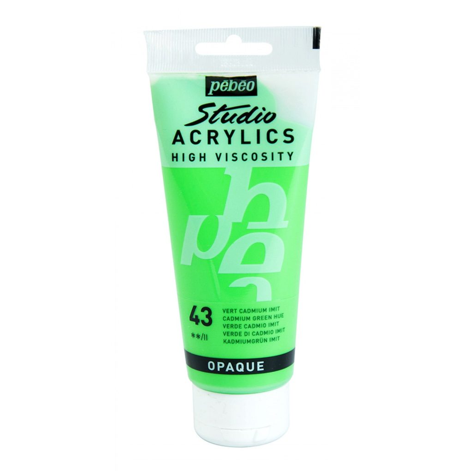 Pebeo – Pintura Acrílica 100 ml Alta Viscosidad Colores Intensos 24