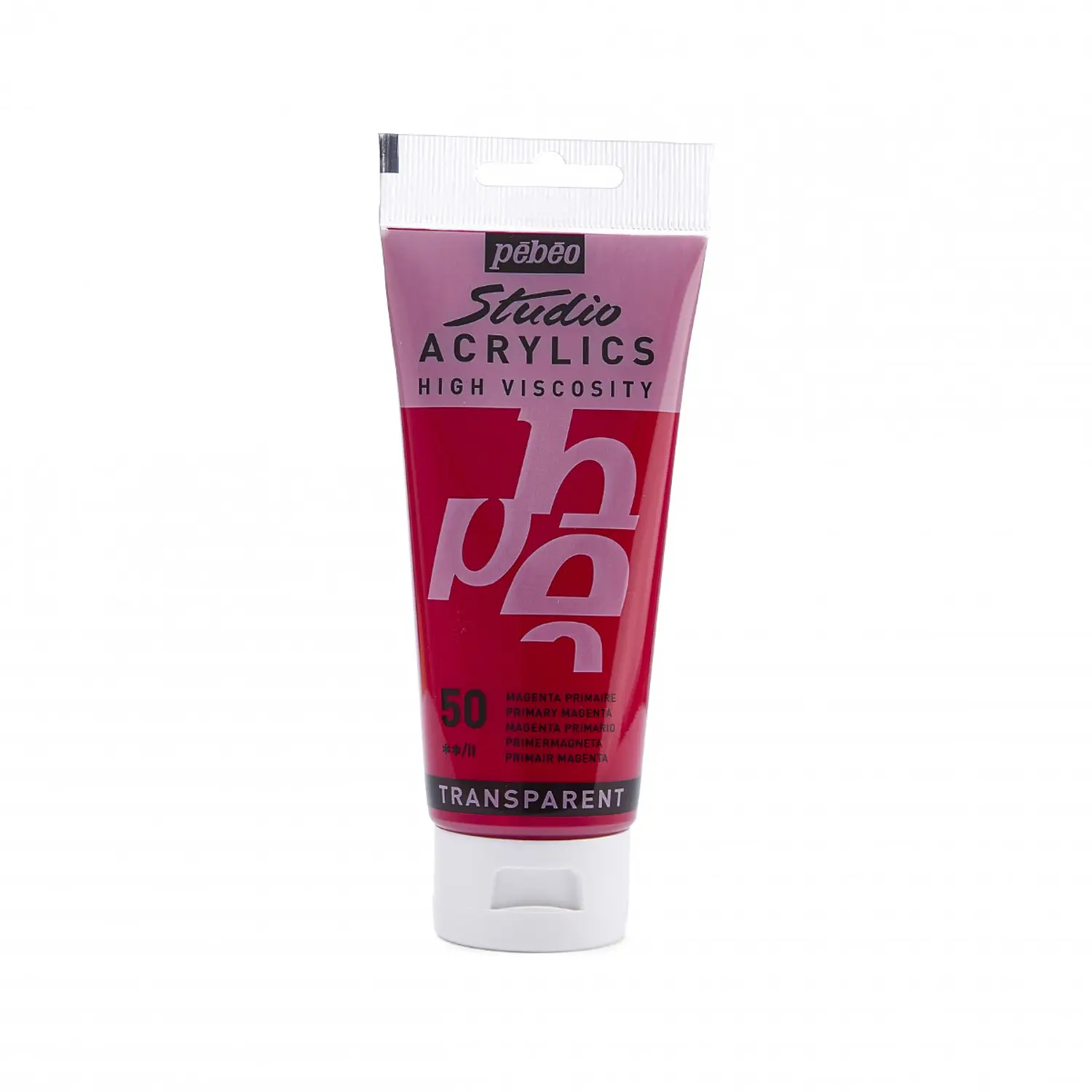 Pebeo – Pintura Acrílica 100 ml Alta Viscosidad Colores Intensos 55