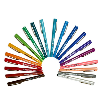 Artline – Lápiz Fibra 200 Punta 0.4 mm Trazo Fino Preciso