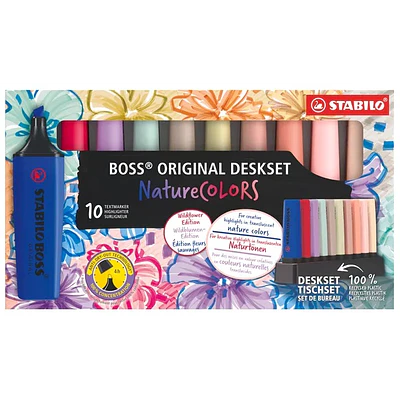 Stabilo - Destacadores 10 Colores Wildflowers - NUEVOS COLORES