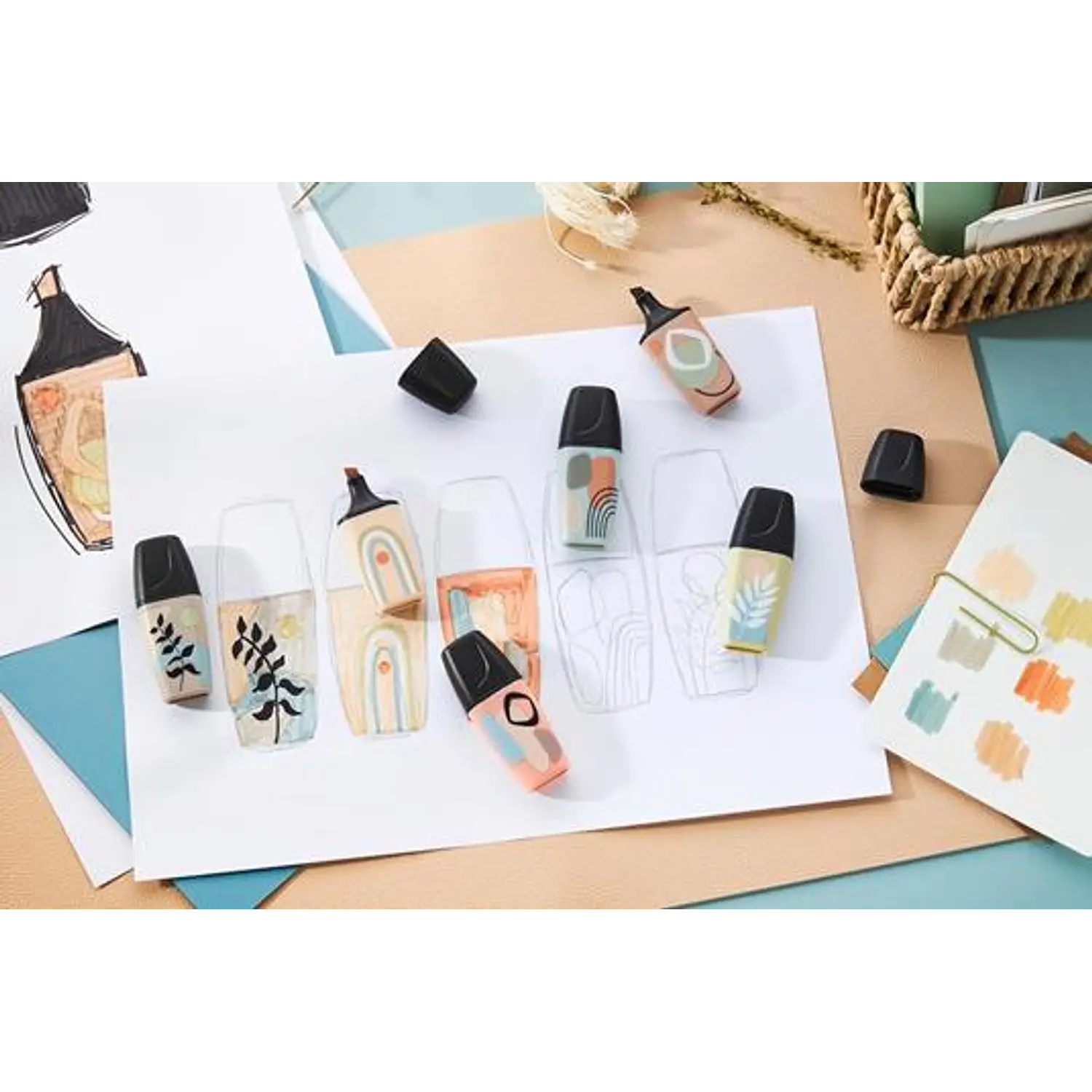 Stabilo – Mini Destacadores 5 Colores - Nature Vibes  2