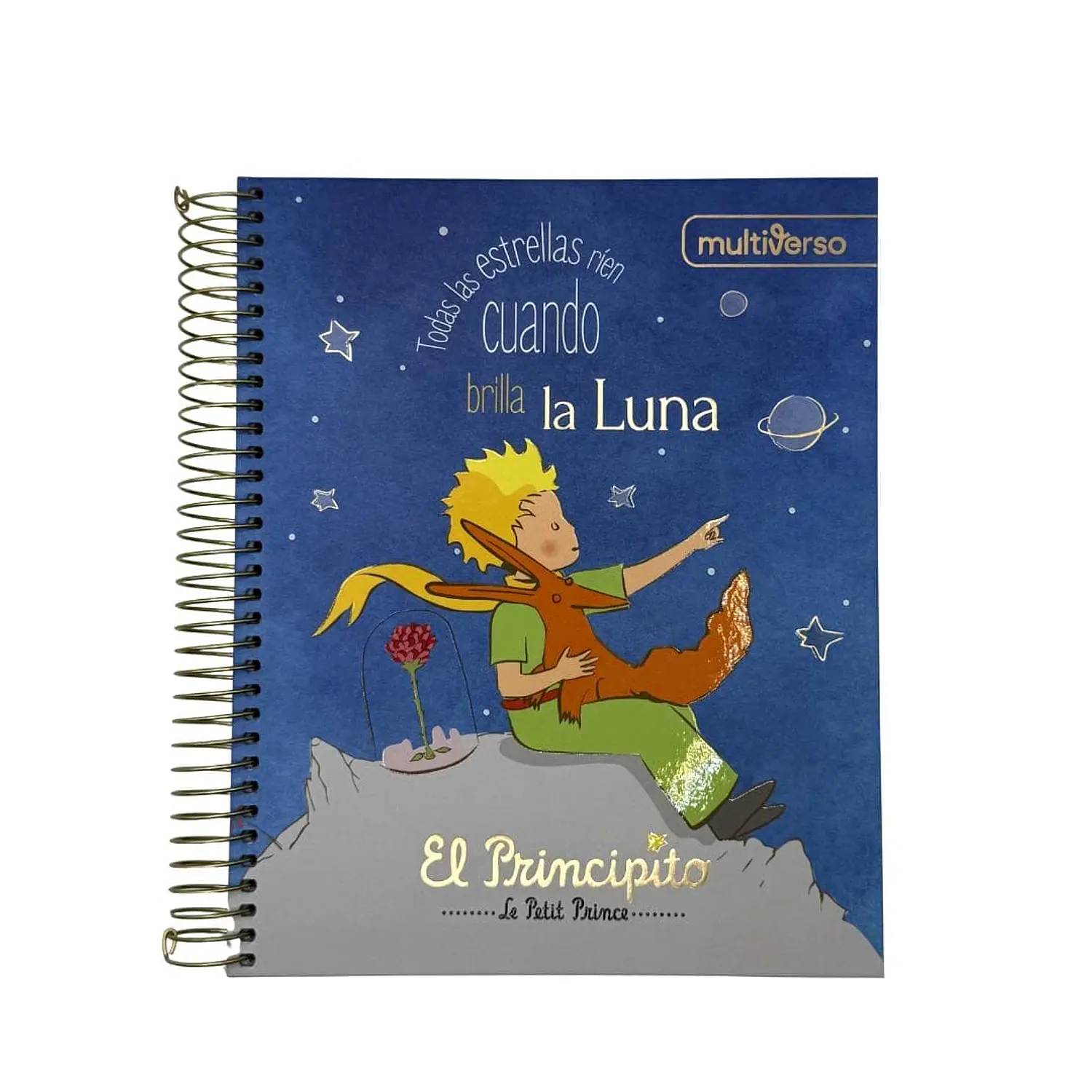 Multiverso – Cuaderno Principito 150 Hojas  (21,2 x 17cm ) Cuadriculado 5 mm 4