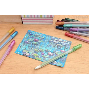 Sakura – Gelly Roll Gold Shadow Lápiz Gel 1.0 mm Efecto Doble Línea 