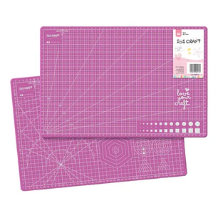 IbiCraft – Tabla de Corte A3 30x45 cm Base Autocicatrizante Rosa