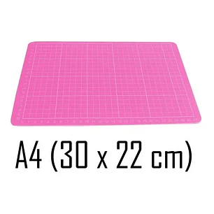 IbiCraft – Base Plancha de Corte A4 22x30 cm Rosada Autocicatrizante
