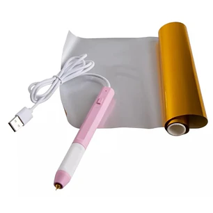 IbiCraft – Kit Lápiz Térmico USB + Rollo Termotransferible Creativo