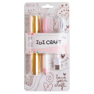 IbiCraft – Kit Lápiz Térmico USB + Rollo Termotransferible Creativo