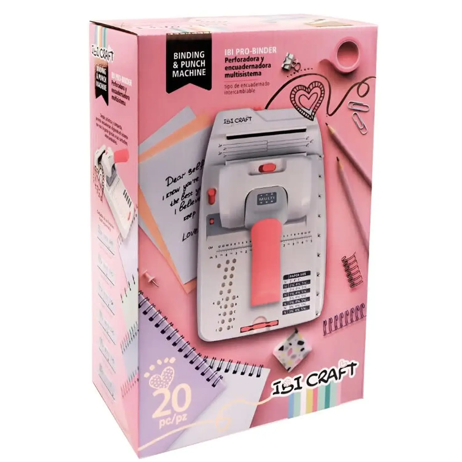 IbiCraft  – Kit de Perforado y Encuadernado A4 Multisistema 1