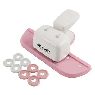 IbiCraft – Perforadora para Encuadernado con Discos + Set 8 Discos Inteligente