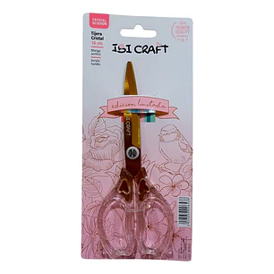 IbiCraft – Tijera de Precisión 16 cm Mango Cristal 