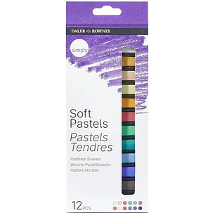 Daler Rowney – Simply Pasteles Suaves Set 12 Colores