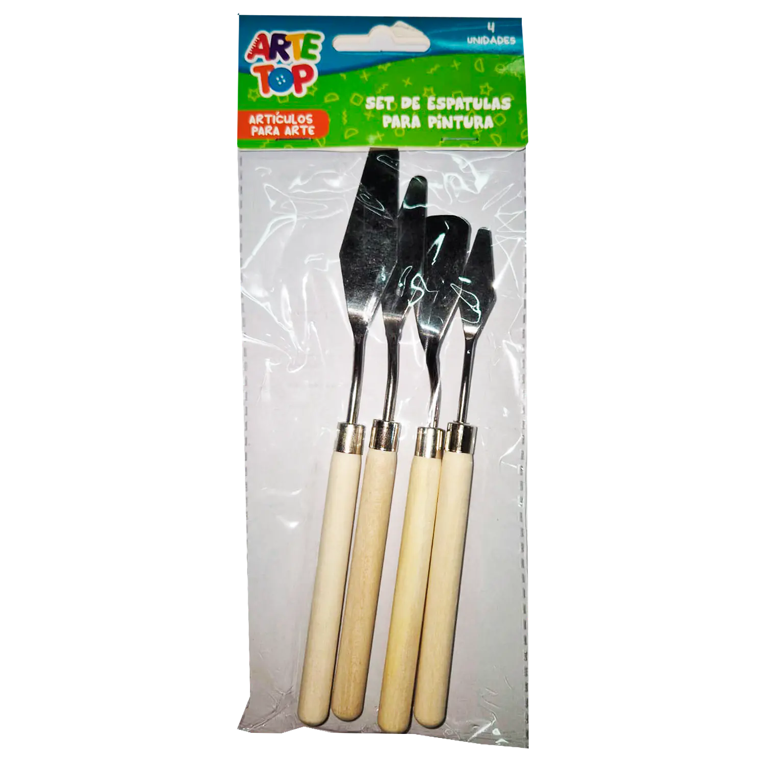 Artetop – Espátulas para Pintura Set 4 Unidades