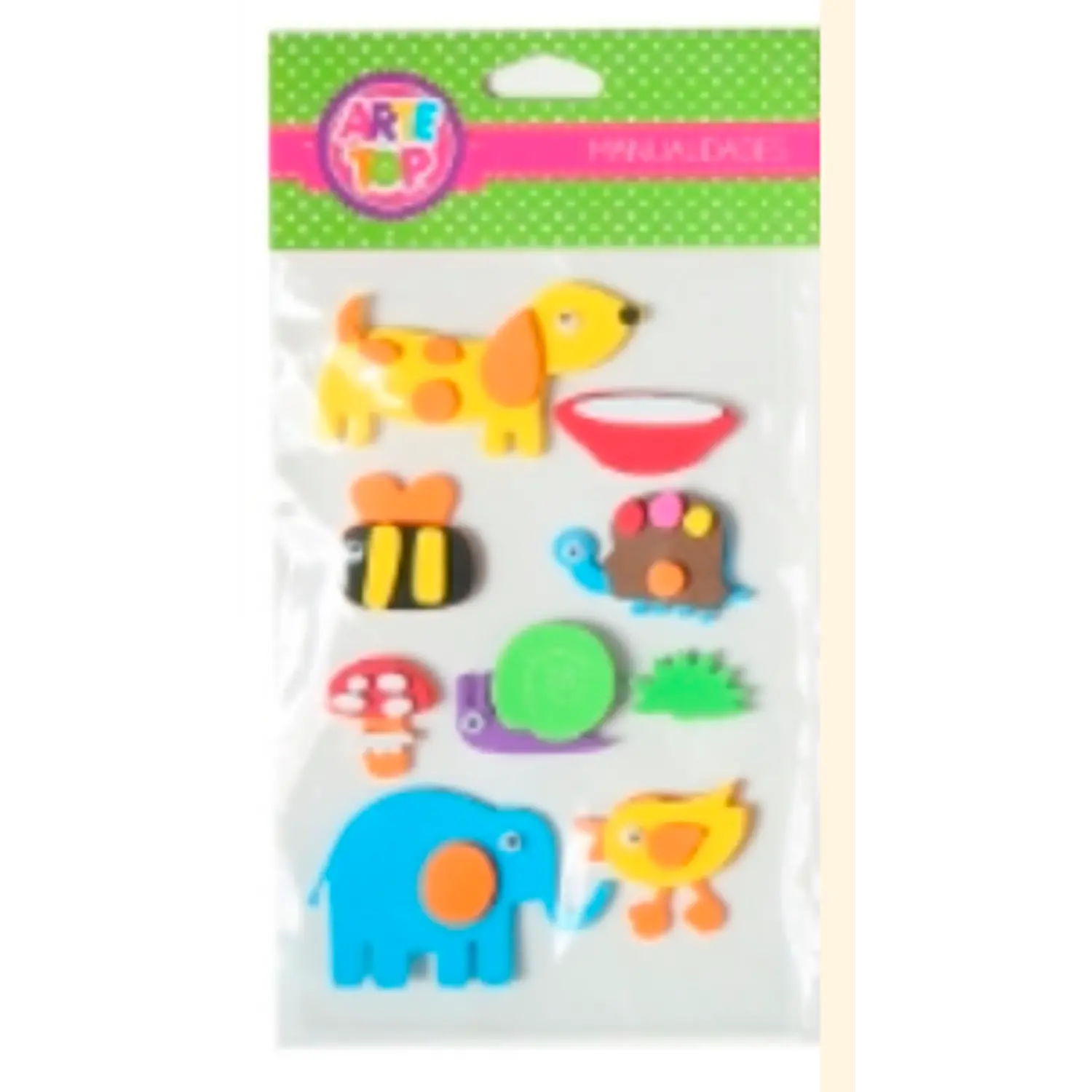 Artetop – Goma EVA Stickers Figuras Animalitos  2