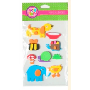 Artetop – Goma EVA Stickers Figuras Animalitos 