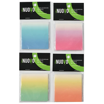 Nuovo – Notas Adhesivas Plasticas - Rainbow 7.6 cm