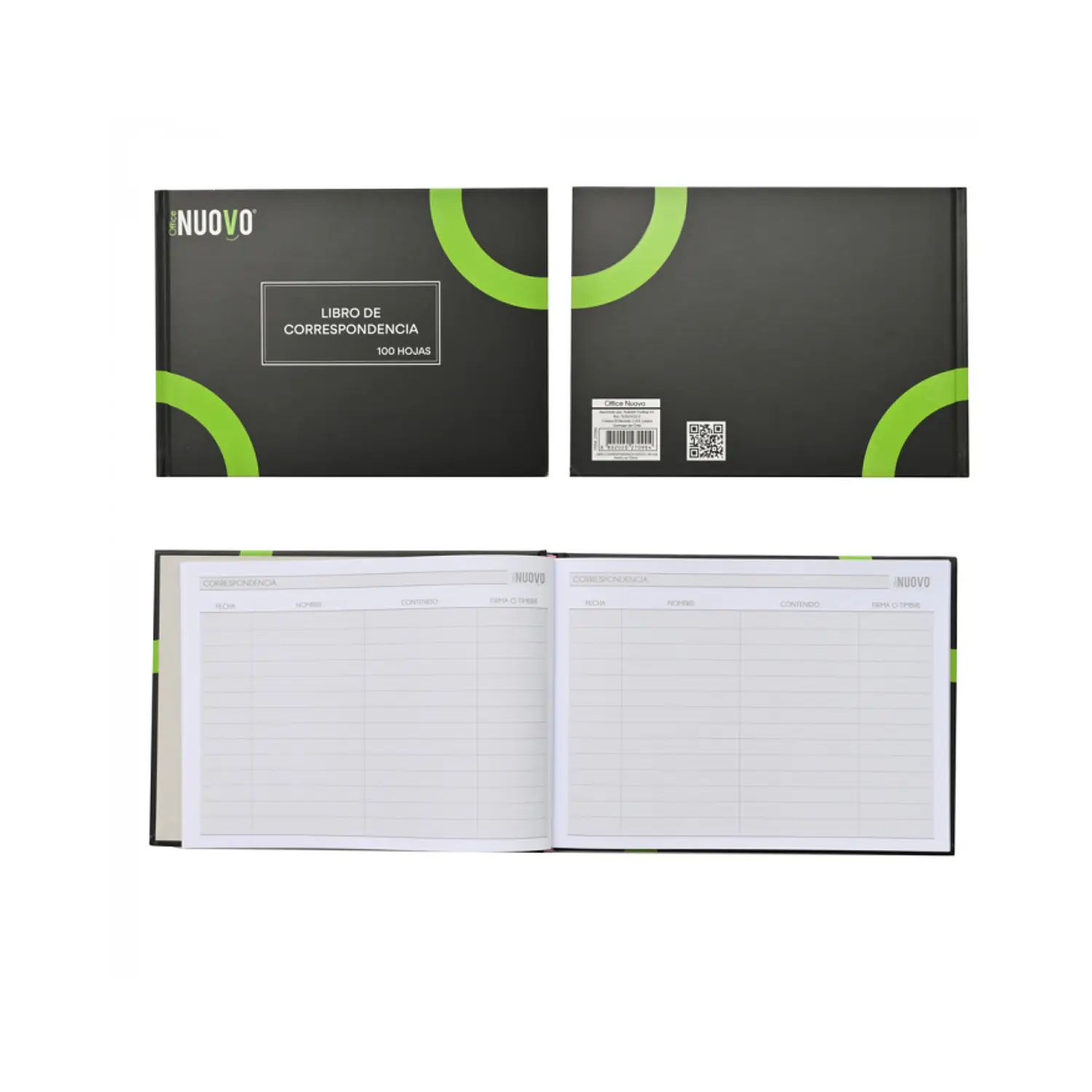 Nuovo – Libro de Correspondencia 100 Hojas 22x16 cm 2