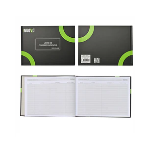 Nuovo – Libro de Correspondencia 100 Hojas 22x16 cm