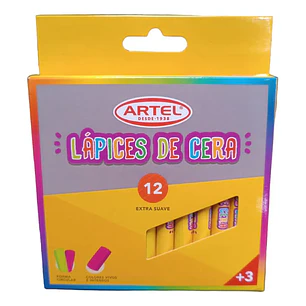 Artel – Lápices de Cera 12 Colores 