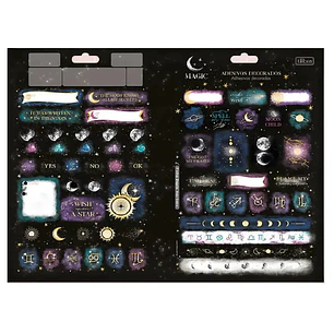 Tilibra – Stickers Duplo Magic Metálicos 1 Hoja