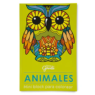 Mundicrom – Mini Block de Colorear Animales Libro Infantil 64 Páginas