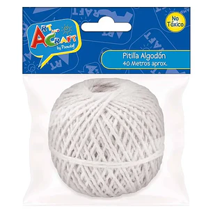 Art & Craft – Pitilla de Algodón 40 Metros Manualidades y Decoración