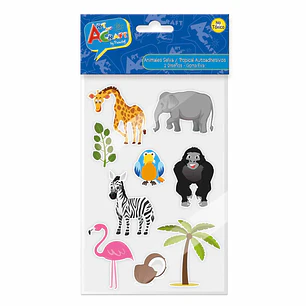 Art & Craft – Figuras Selva Goma Eva 7 Piezas Surtidas Manualidades