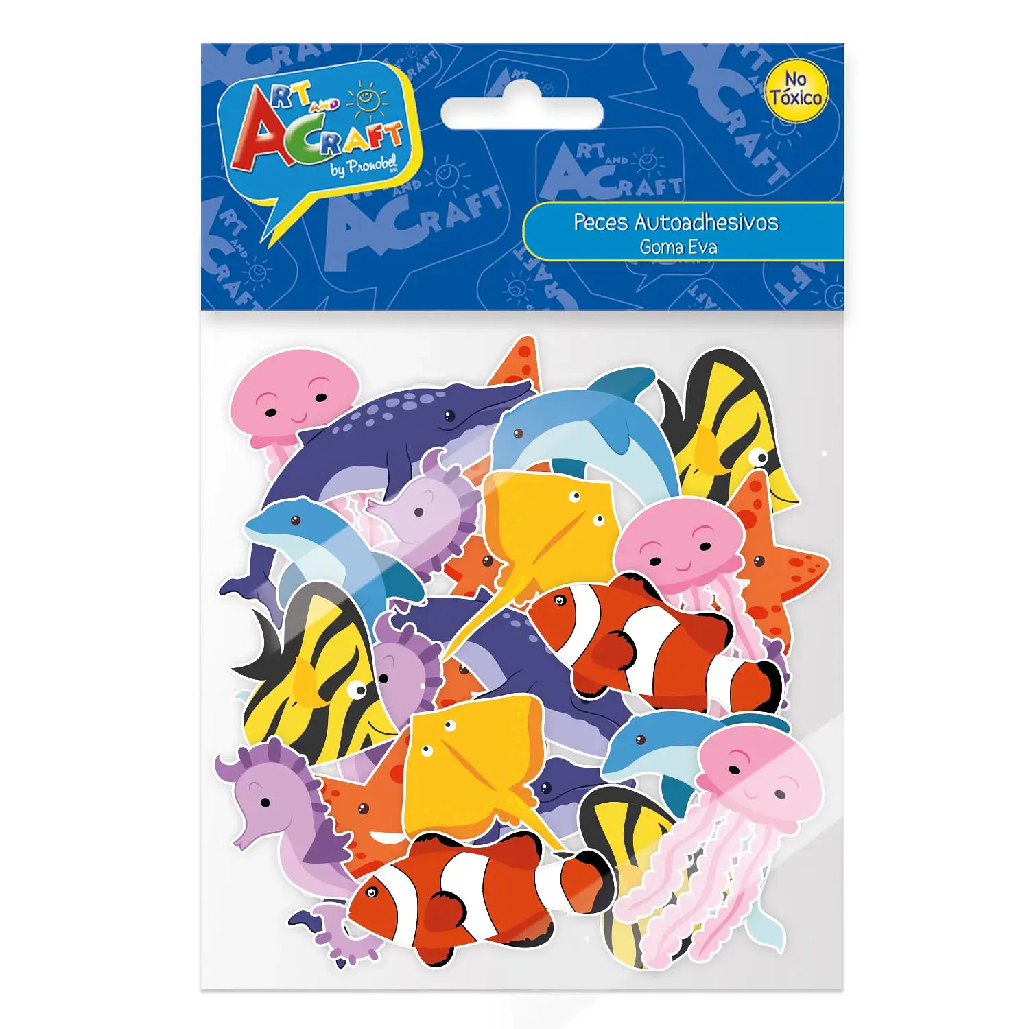 Art & Craft – Figuras Peces Goma Eva 36 Piezas Manualidades Creativas