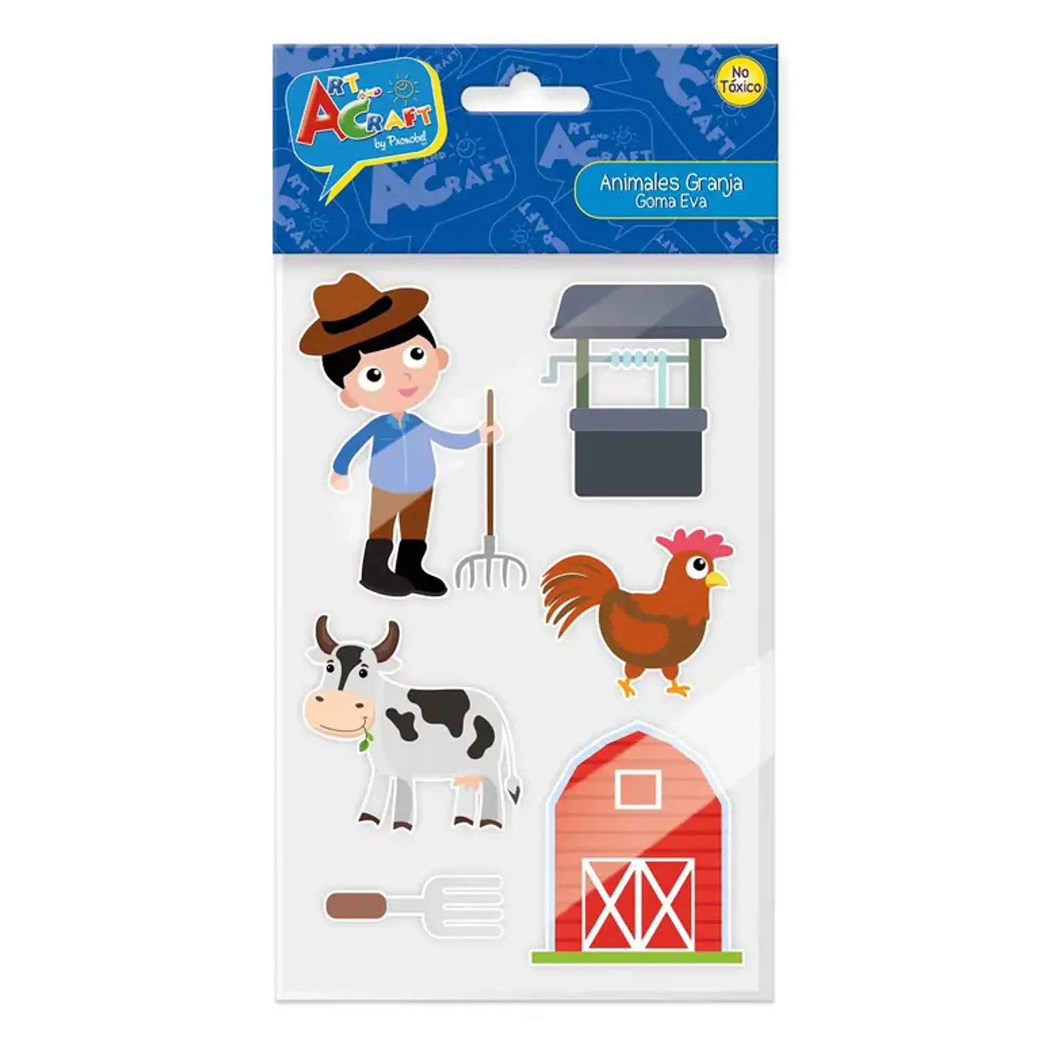 Art & Craft – Figuras Granja Goma Eva 11 Piezas Manualidades