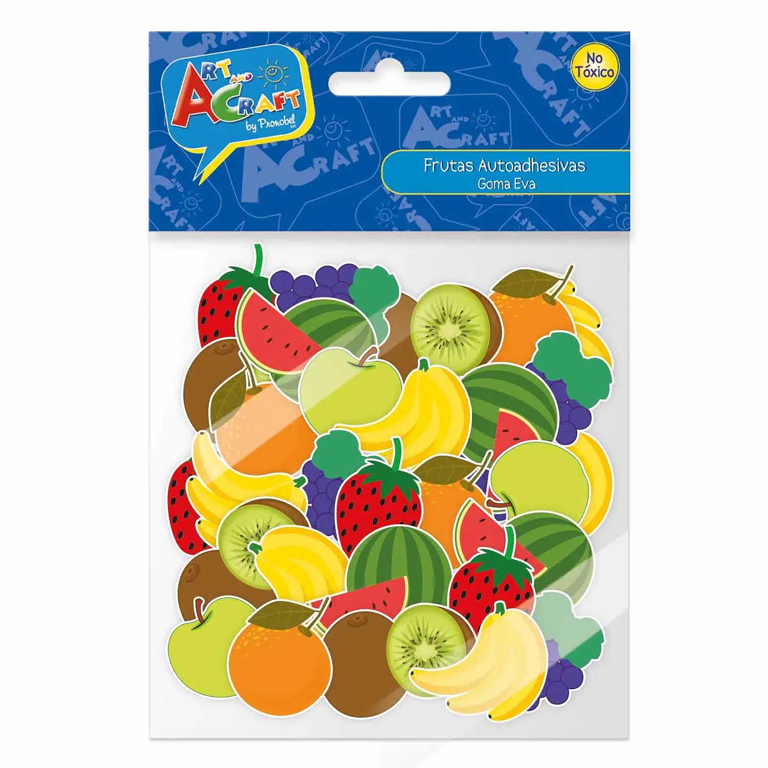 Art & Craft – Figuras Frutas Goma Eva 50 Piezas Manualidades