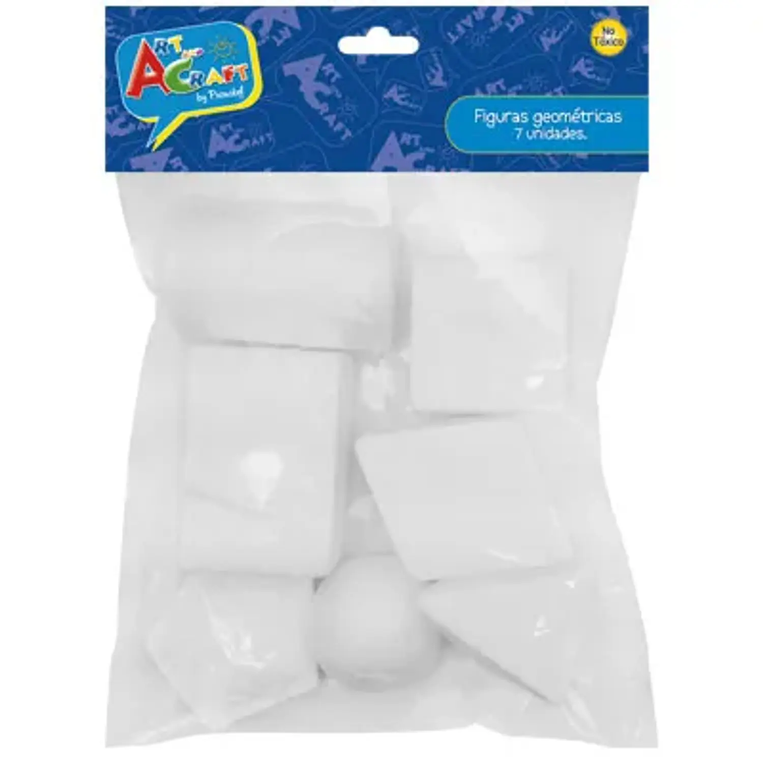 Art & Craft – Set Figuras Geométricas de Plumavit Educativo para Manualidades