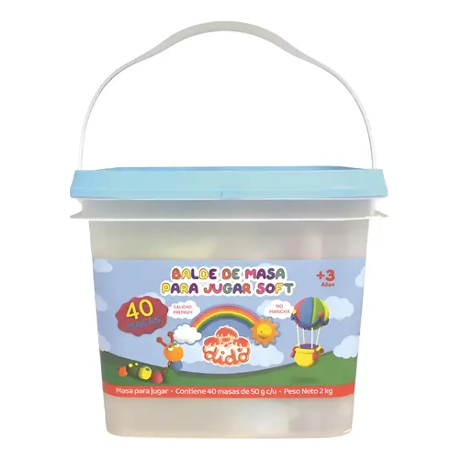 Giotto – Masa Dido Soft Balde 40 Unidades 50g Modelado Creativo 1
