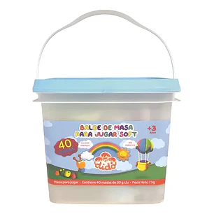 Giotto – Masa Dido Soft Balde 40 Unidades 50g Modelado Creativo