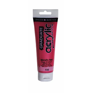 Daler Rowney – Acrílico Graduate 120 ml Metálicos Pintura Profesional