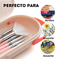 HIMI – Set 8 Pinceles Little Bird Formas Mixtas + Estuche Rosado - Miniatura 3