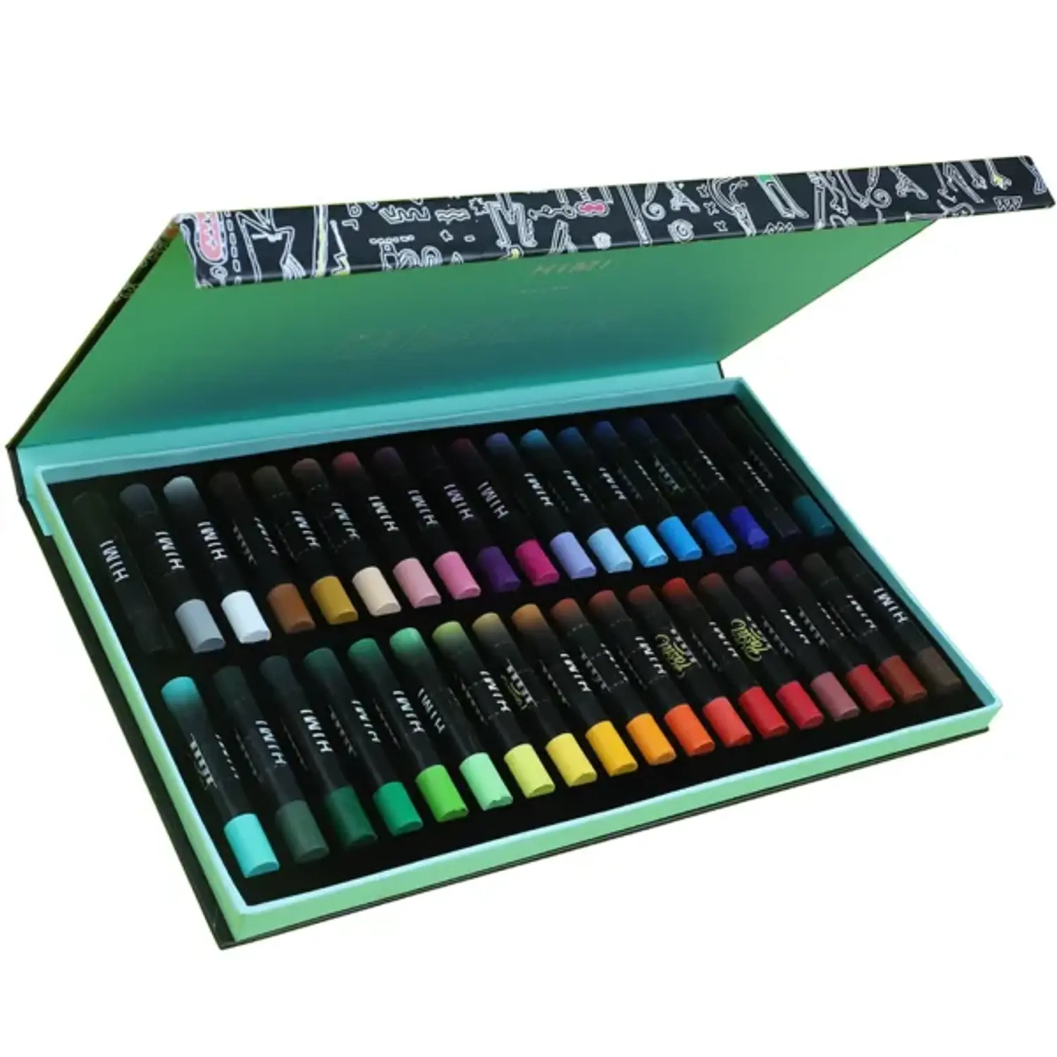 HIMI – Set Pasteles al Óleo 36 Colores Intensos Profesionales 2