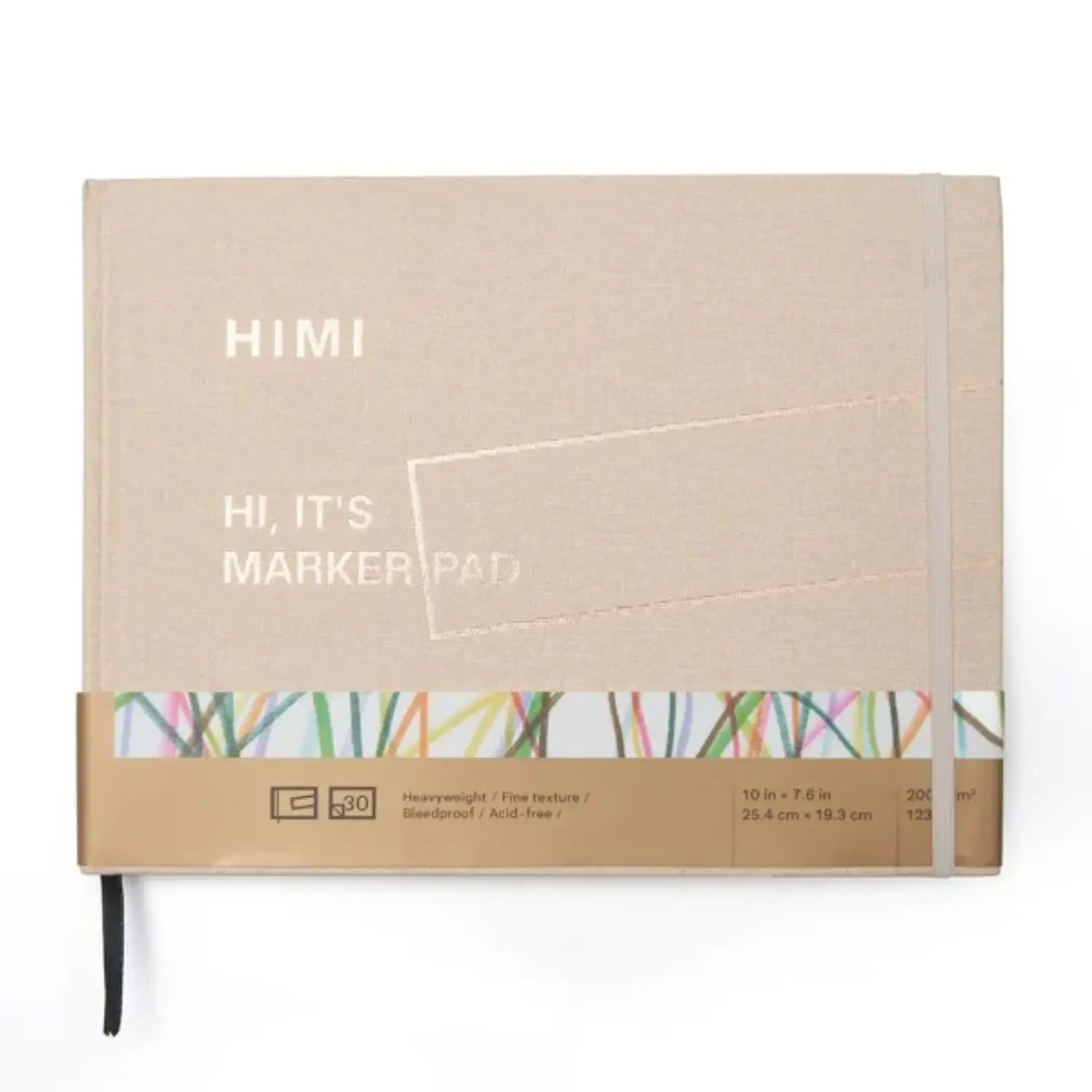 Himi - Paper Pad Marker Hardcover 25.4x19.3 30 Hojas 1