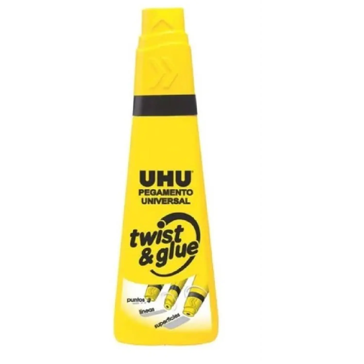 UHU – Adhesivo Twist & Glue 90 ml Multiuso Transparente