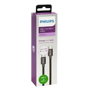 Philips – Cable USB-C a USB-C 1.2 Metros Carga y Datos