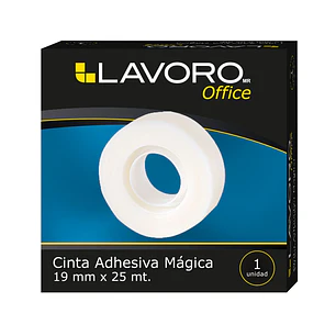 Lavoro – Cinta Adhesiva Mágica 19 mm x 25 Metros Mate