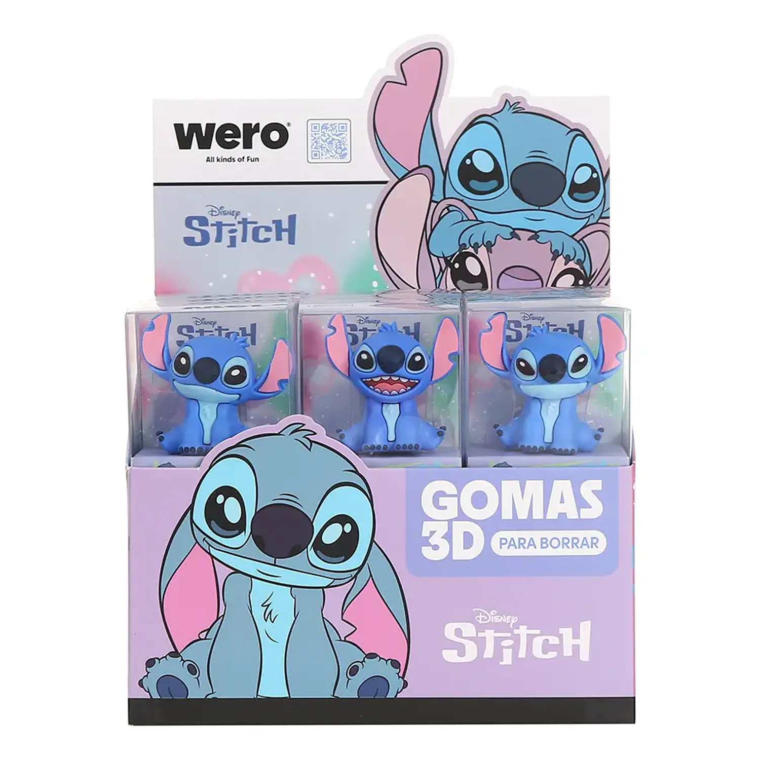 Mooving - Goma de Borrar Stitch 3D Diseño Figura Coleccionable 1