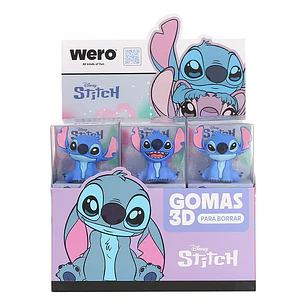 Mooving - Goma de Borrar Stitch 3D Diseño Figura Coleccionable
