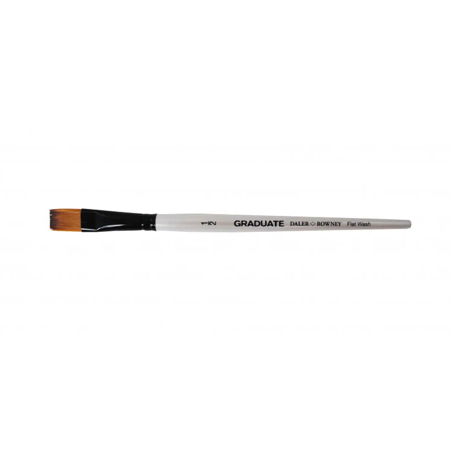 Daler Rowney – Graduate Aguado 1/2 Pincel Sintético Plano Mango Corto