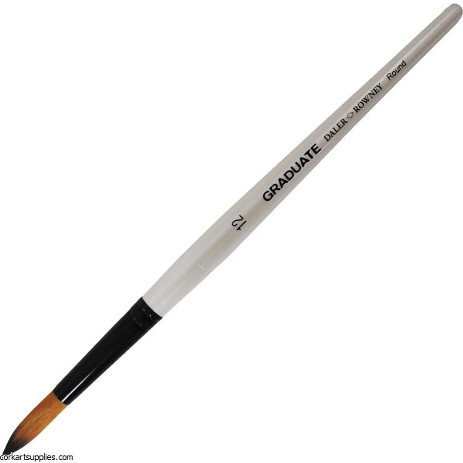 Daler Rowney - Pincel Graduate Sintético Punta Redonda Mango Corto  3