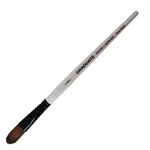 Daler Rowney - Pincel Graduate Pony Sintético Ovalado Mango Corto - 1/2