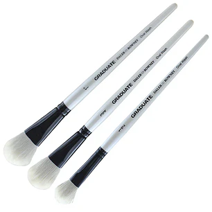 Daler Rowney - Pincel Graduate Cabra Blanca Ovalado Mango Corto 