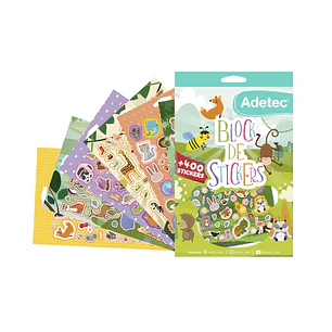 Adetec – Block de Stickers Animalitos 