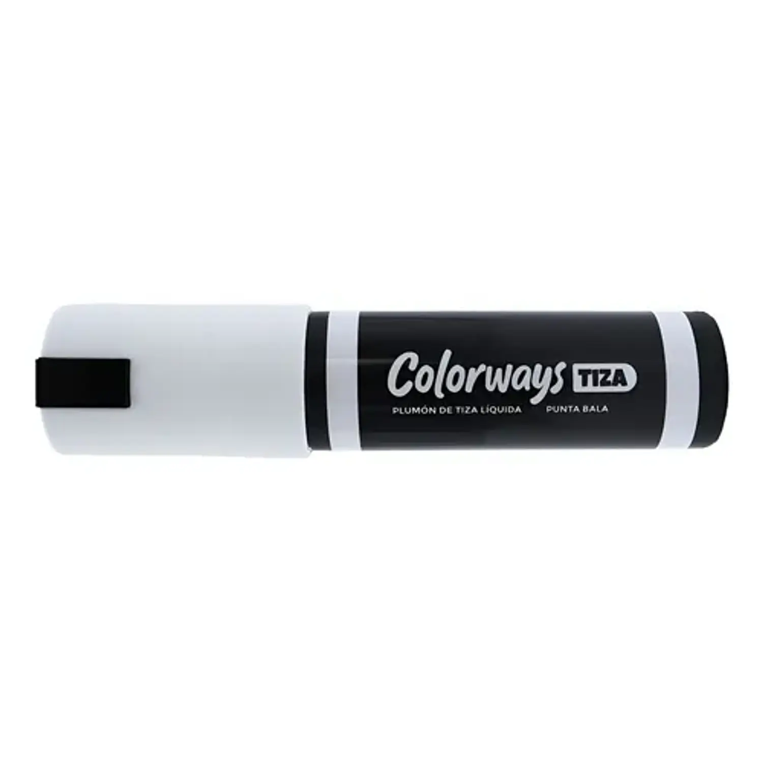 Adetec – Plumón Tiza Jumbo Colorways Blanco Marcador Líquido 1