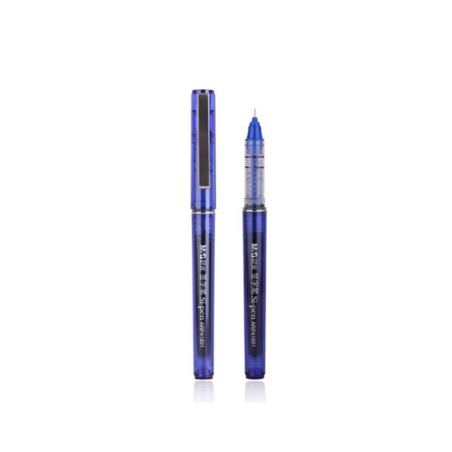 M&G – Bolígrafo Tinta Líquida S5 0.5 mm con Tapa Escritura Suave 1