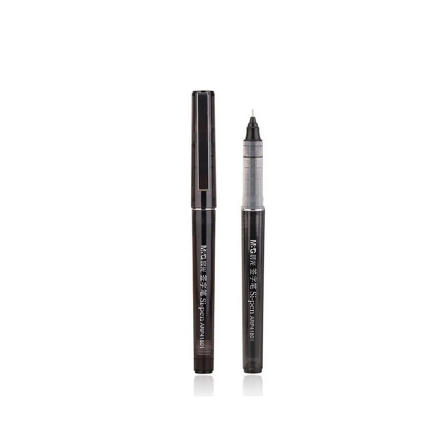 M&G – Bolígrafo Tinta Líquida S5 0.5 mm con Tapa Escritura Suave 2
