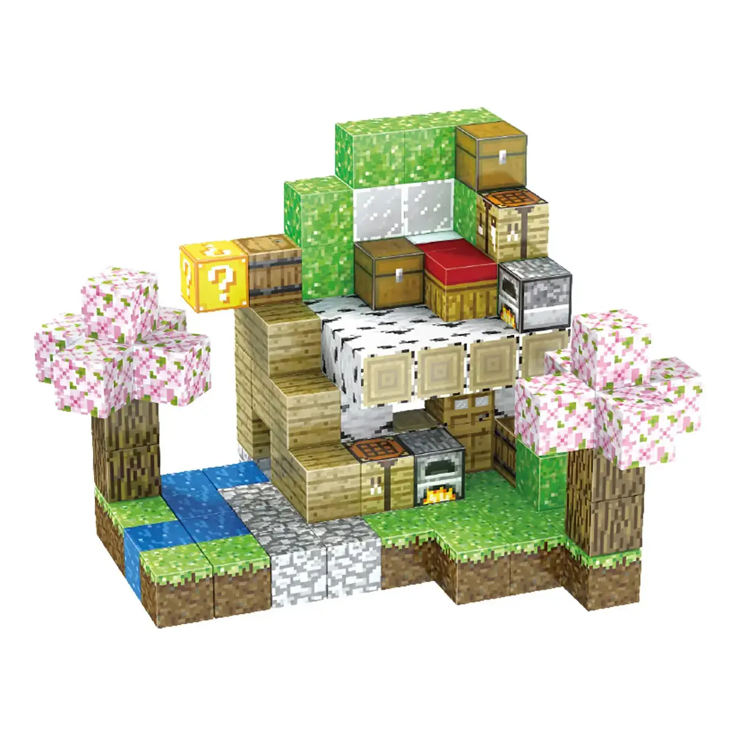 Adetec – Ciudad Magnética Estilo Minecraft 114 Piezas 2